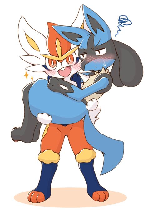 lucario x cinderace|lucario, Pokémon, Cinderace / Lucario × Cinderace